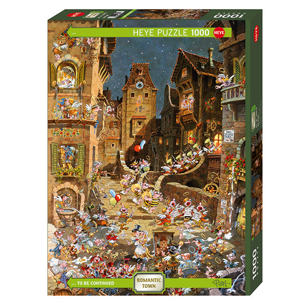 Romantic Town By Night, Michael Ryba, 1000 Pieces Puzzle