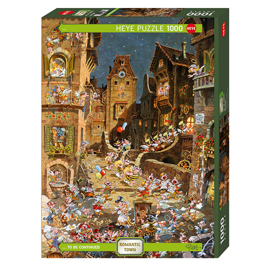Romantic Town By Night, Michael Ryba, 1000 Pieces Puzzle