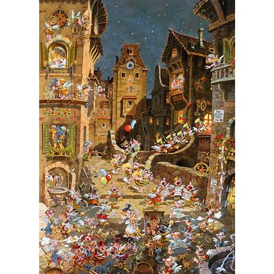 Romantic Town By Night, Michael Ryba, 1000 Pieces Puzzle