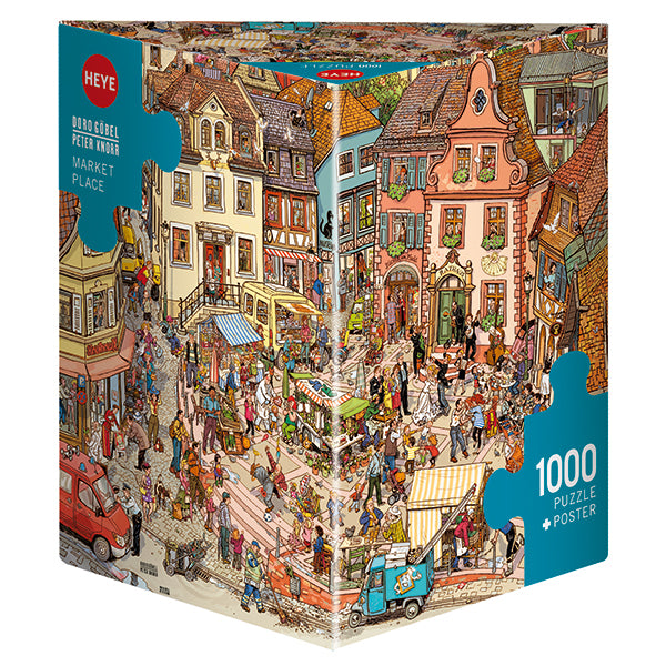 Market Place, Gobel & Knorr, 1000 Pieces Puzzle