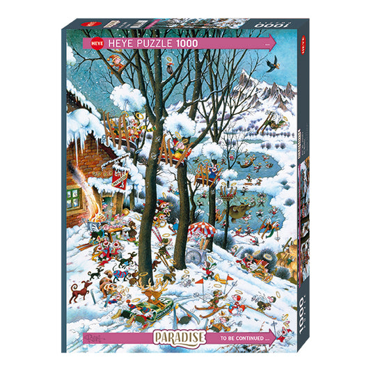 Paradise In Winter, Michael Ryba, 1000 Pieces Puzzle