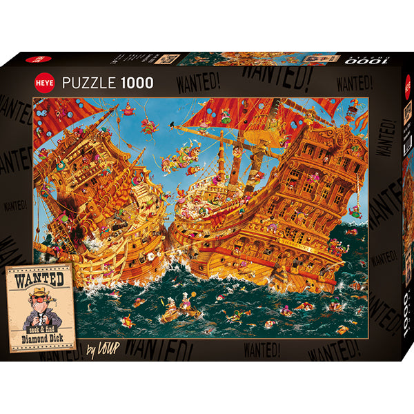 Diamond Dick, Wanted!, 1000 Pieces Puzzle