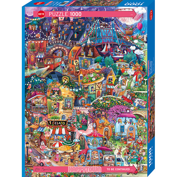 Happytown, Good Evening, 1000 Pieces Puzzle