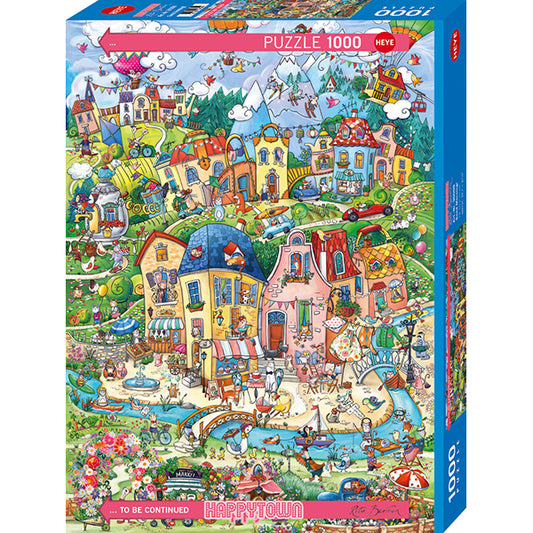 Happytown, Good Morning, 1000 Pieces Puzzle