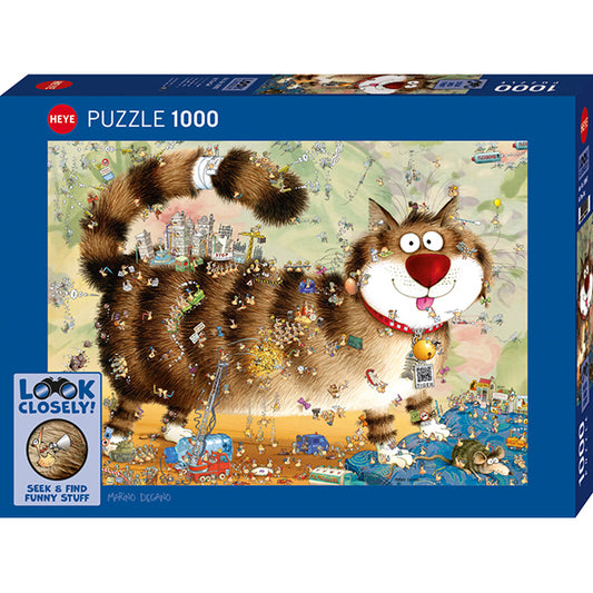At The Cat, Look Closely!, 1000 Pieces Puzzle