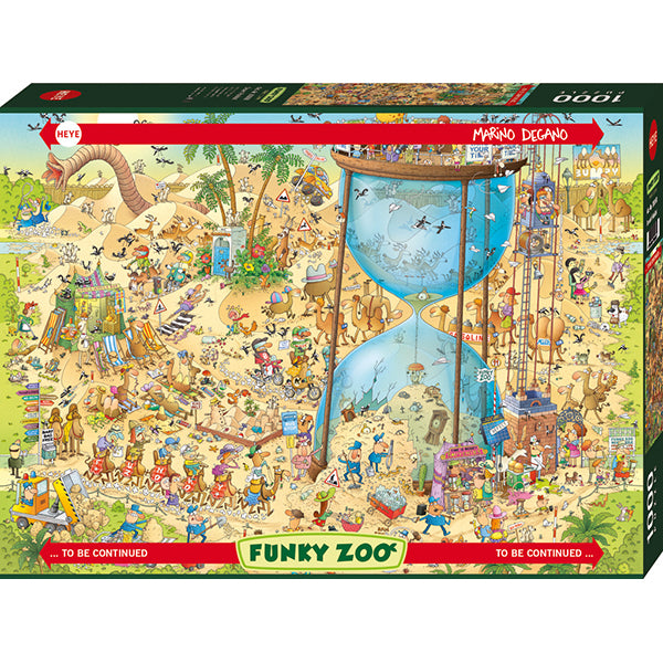 Funky Zoo, Desert Habitat, 1000 Pieces Puzzle