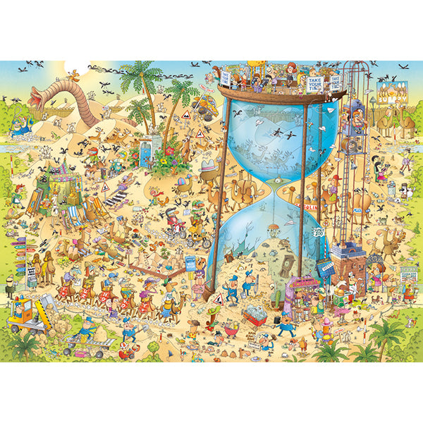 Funky Zoo, Desert Habitat, 1000 Pieces Puzzle