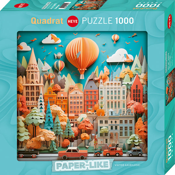 Townscape, Paper-Like, 1000 Pieces Puzzle