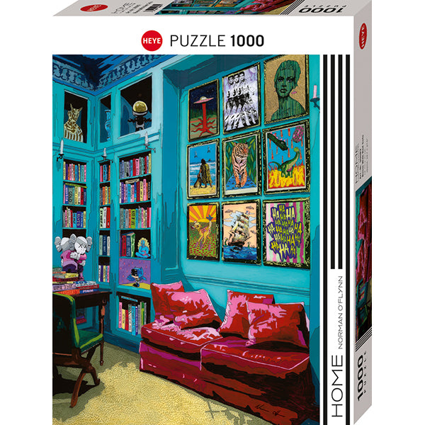 Room With Red Sofa, Home, 1000 Pieces Puzzle