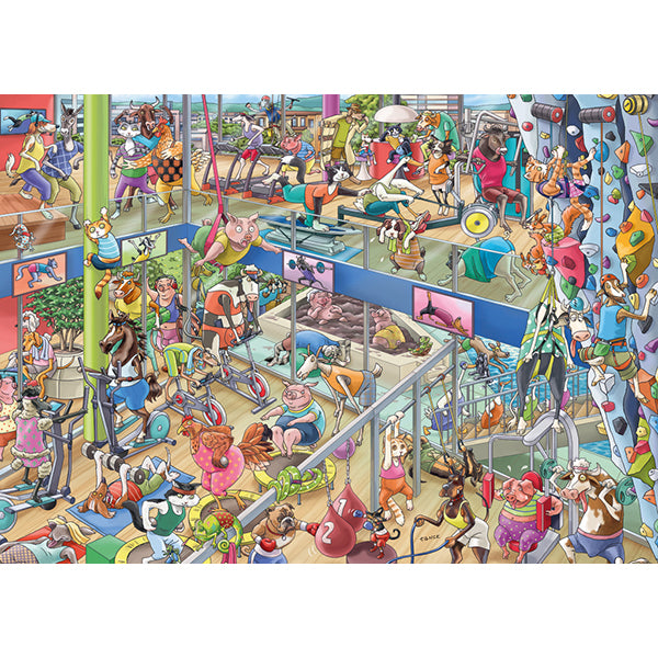 Pet Gym, Birgit Tanck, 1000 Pieces Puzzle