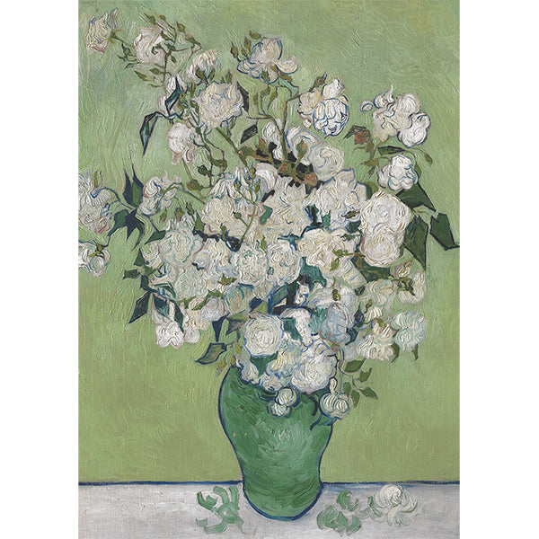 Van Gogh - Vase With White Roses 1000 Pieces Puzzle