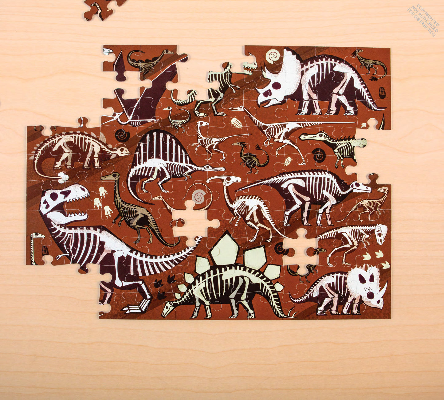 Dinosaur Dig 100 Piece Double-Sided Puzzle
