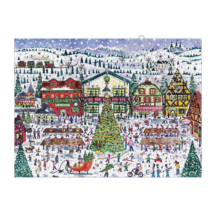 Michael Storrings Santa's Village 1000 Piece Puzzle