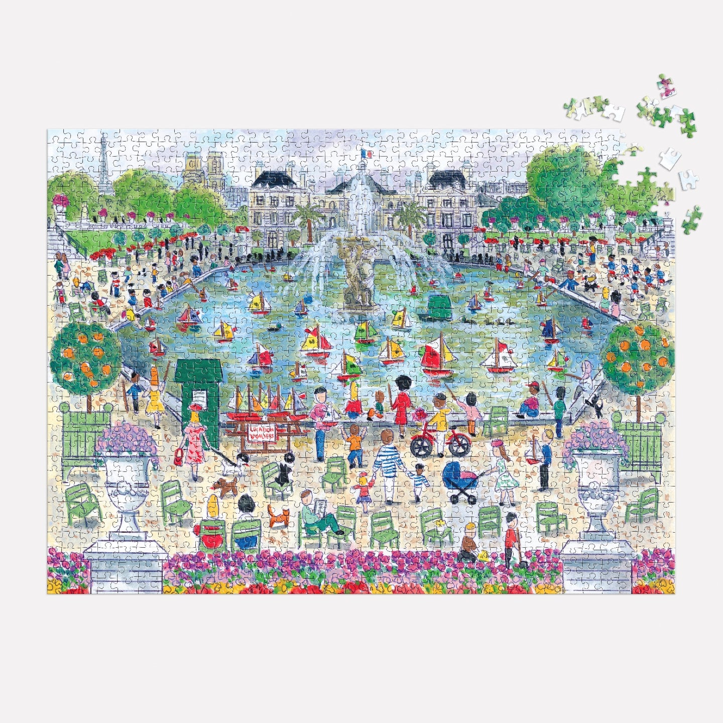 Michael Storrings Springtime in Paris 1000 Piece Puzzle