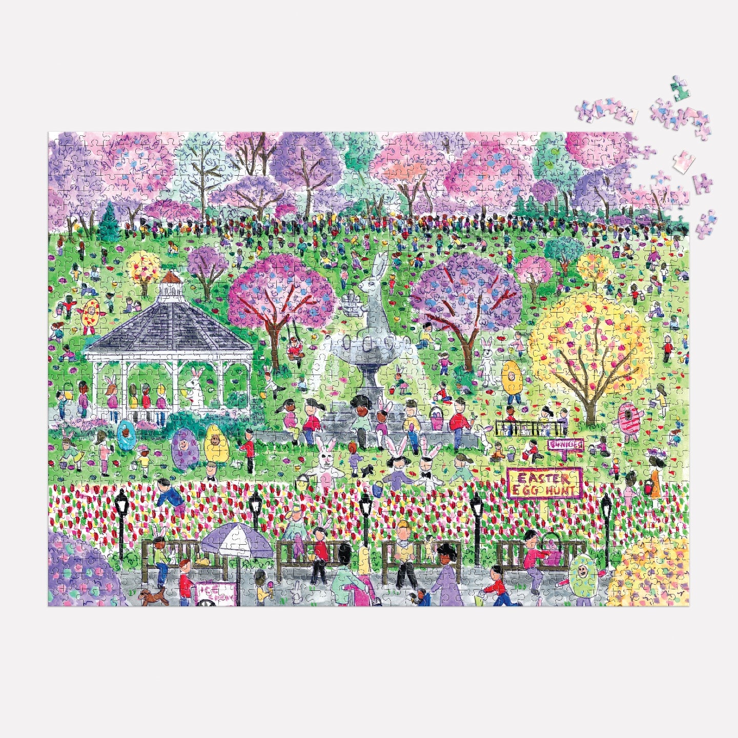 Michael Storrings Easter Egg Hunt 1000 Piece Puzzle