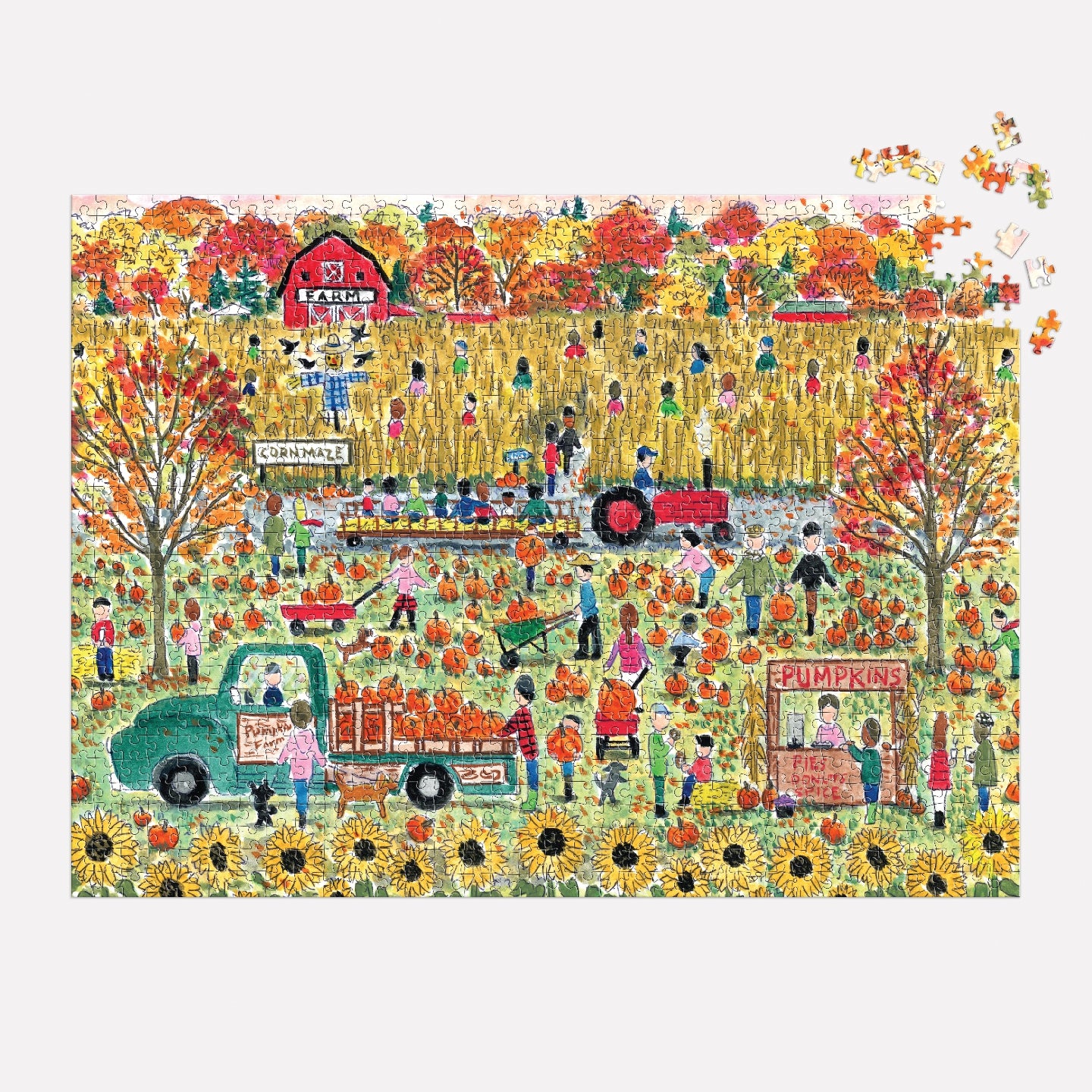 Michael Storrings Pumpkin Patch 1000 Piece Puzzle