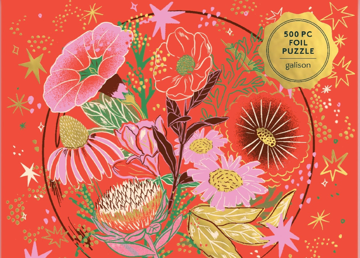 Flower Gazing 500 Piece Foil Puzzle