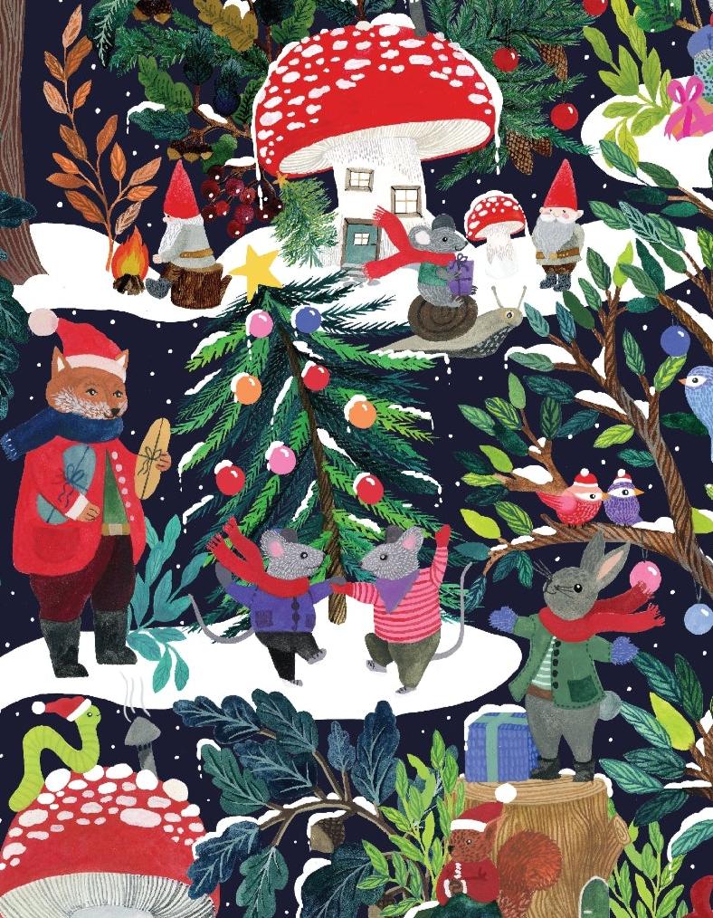 Yuletide Forest 500 Piece Puzzle