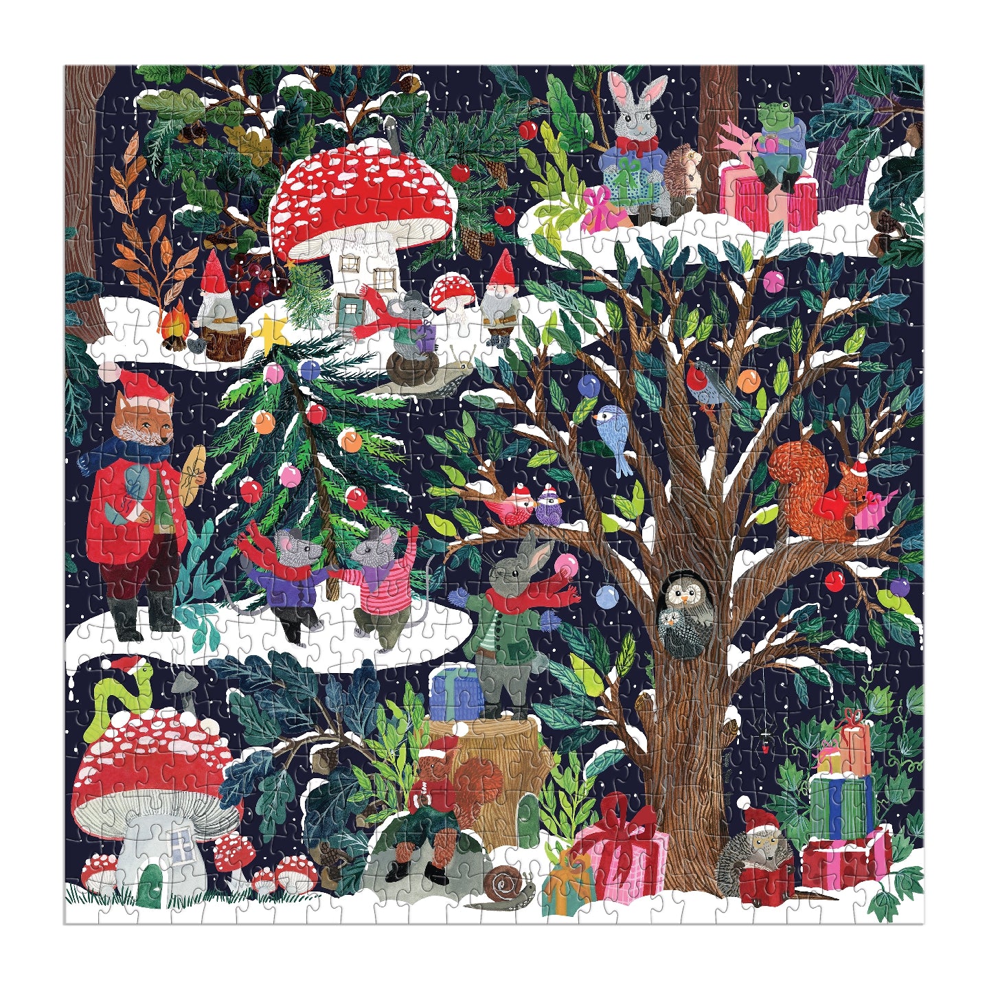 Yuletide Forest 500 Piece Puzzle