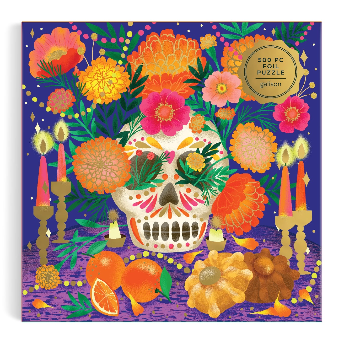Ofrenda del Día de Muertos 500 Piece Foil Puzzle