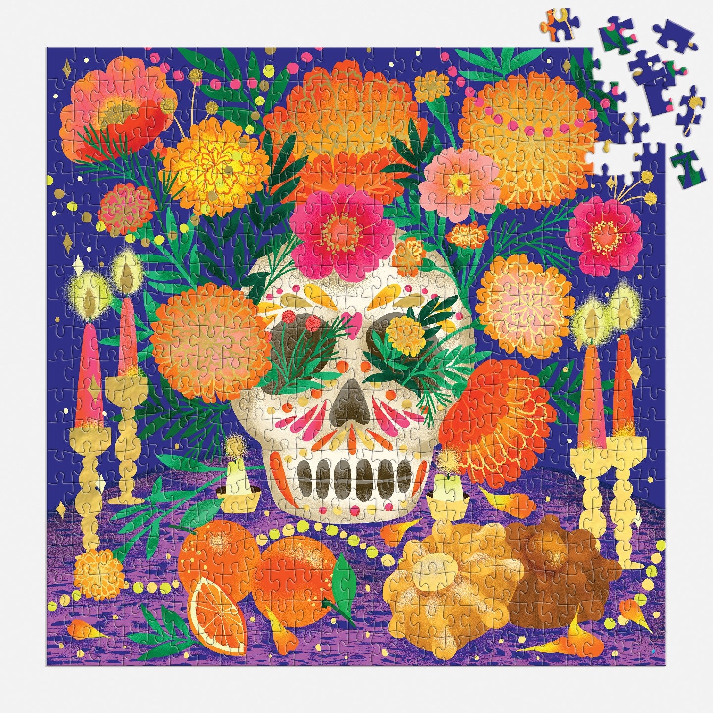 Ofrenda del Día de Muertos 500 Piece Foil Puzzle