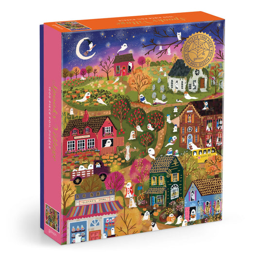 Joy Laforme Spooky Village 1000 Piece Foil Puzzle