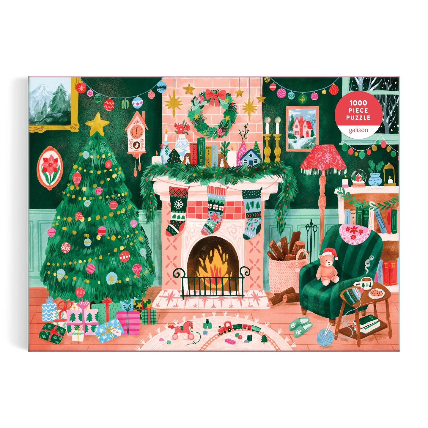 Cozy by the Fireplace 1000 Piece Puzzle