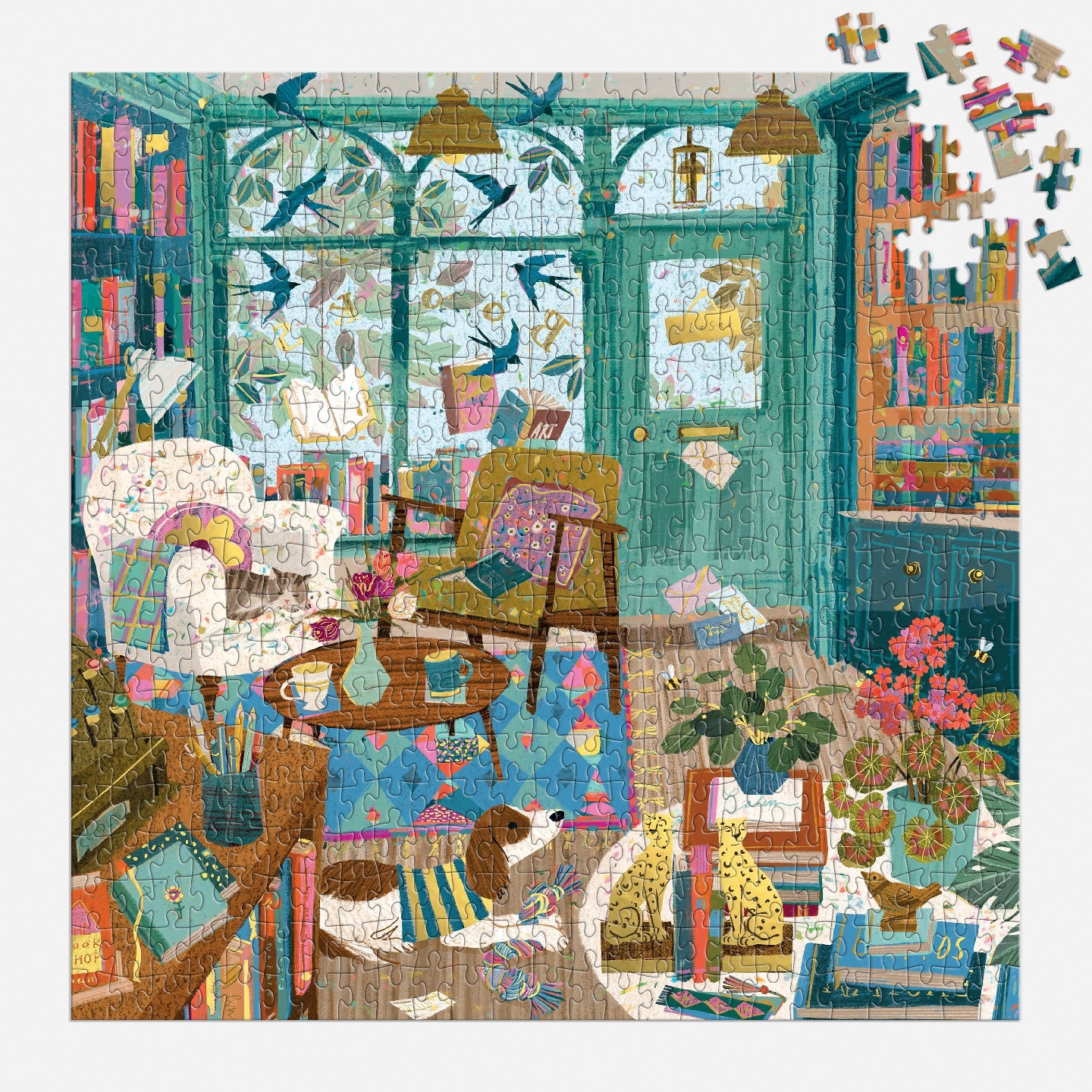 Bookshop Afternoon 500 Piece Foil Puzzle