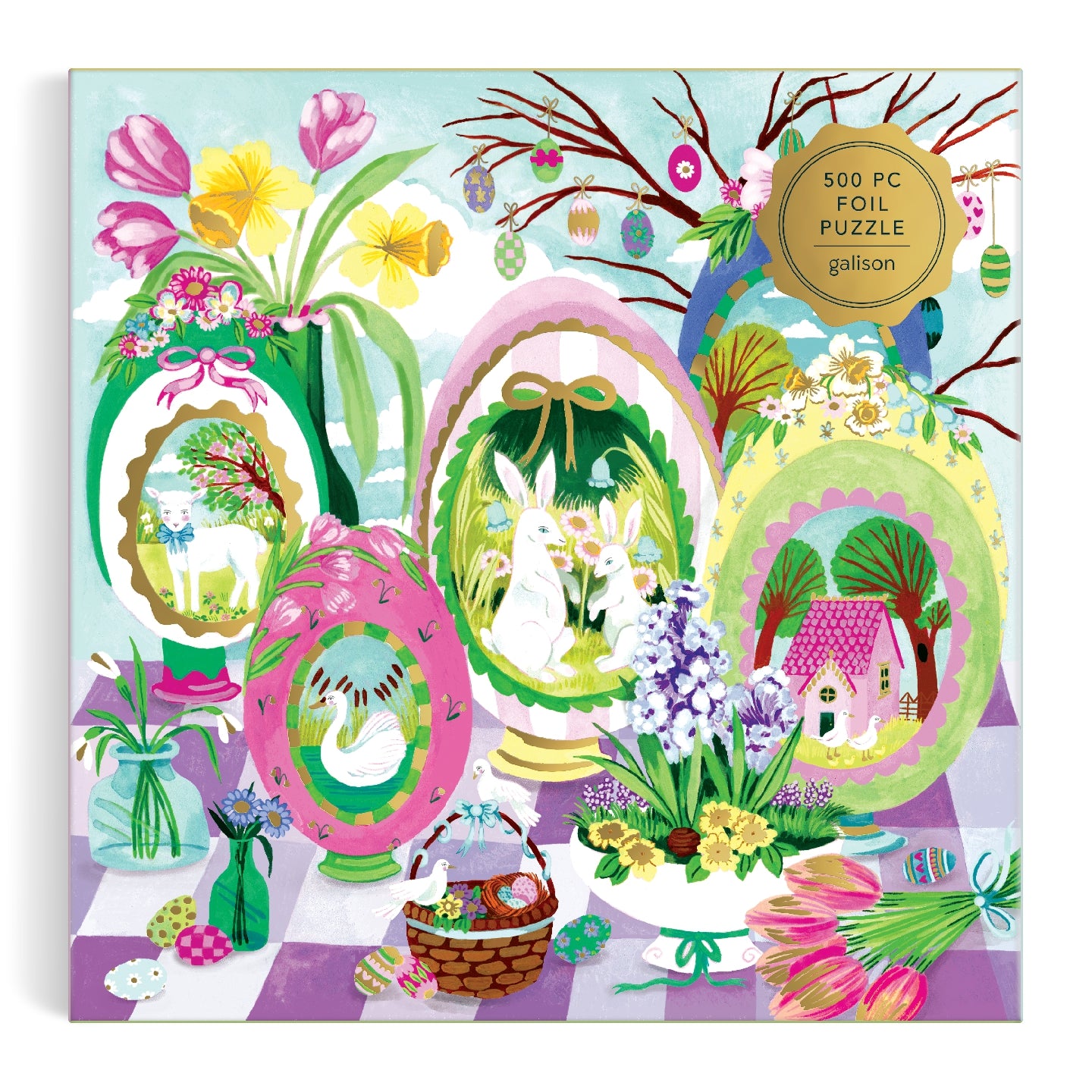 Windows To Spring 500 Piece Foil Puzzle