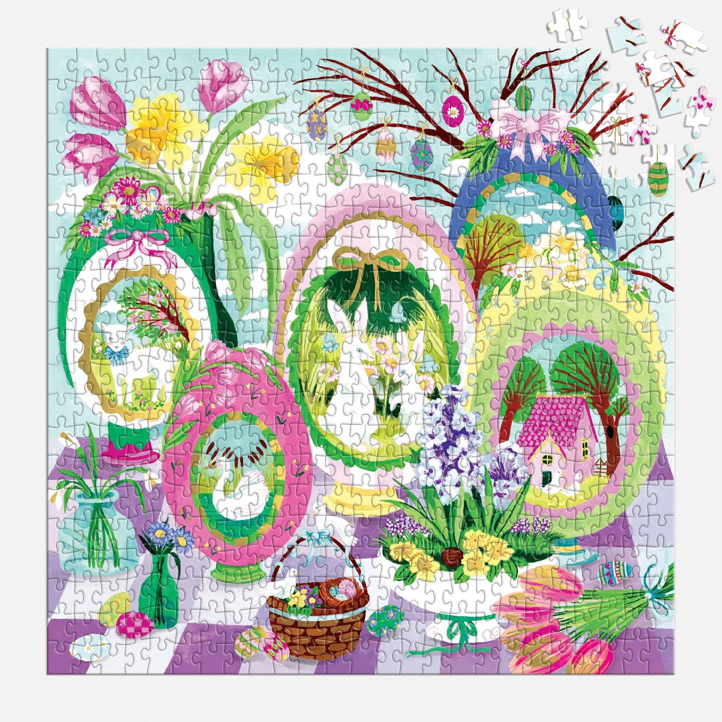 Windows To Spring 500 Piece Foil Puzzle