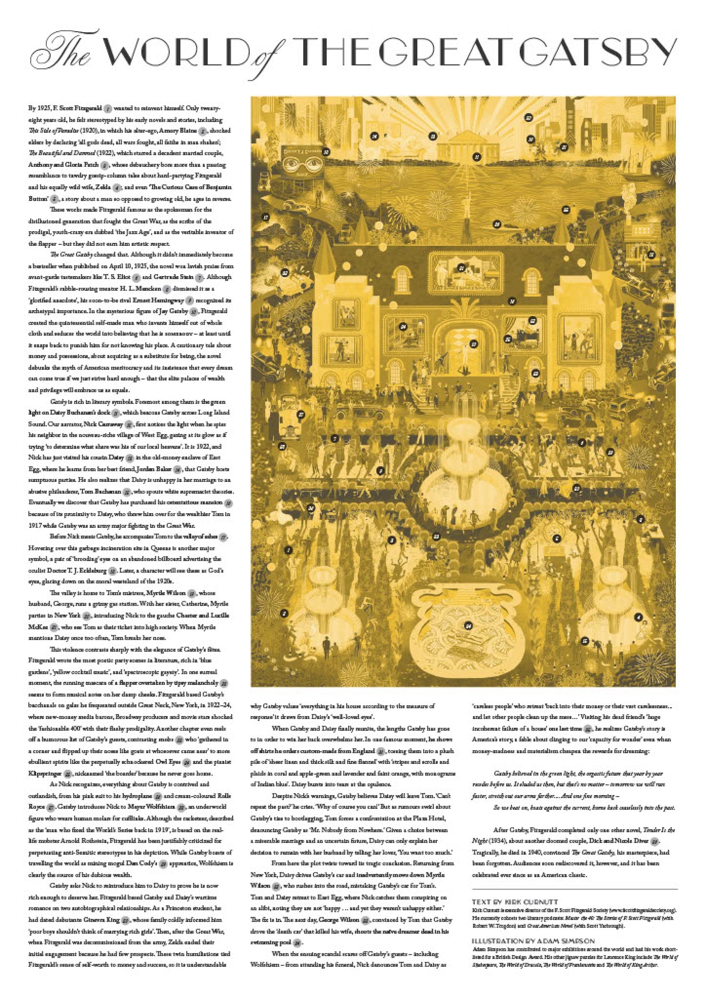 The World of The Great Gatsby 1000-Piece Puzzle