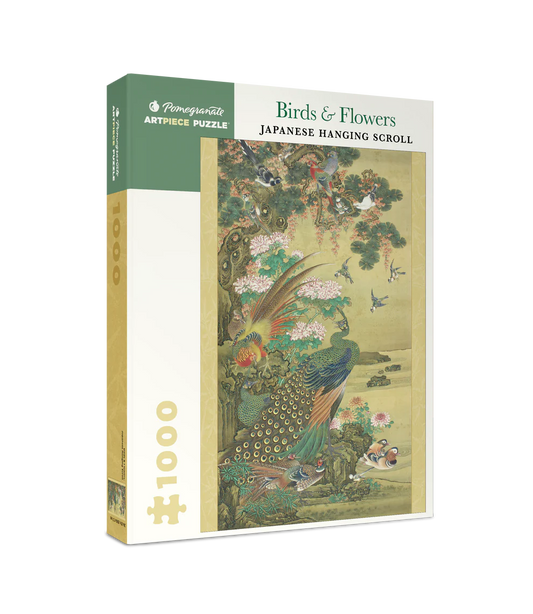 Birds & Flowers: Japanese Hanging Scroll 1000-Piece Jigsaw Puzzle