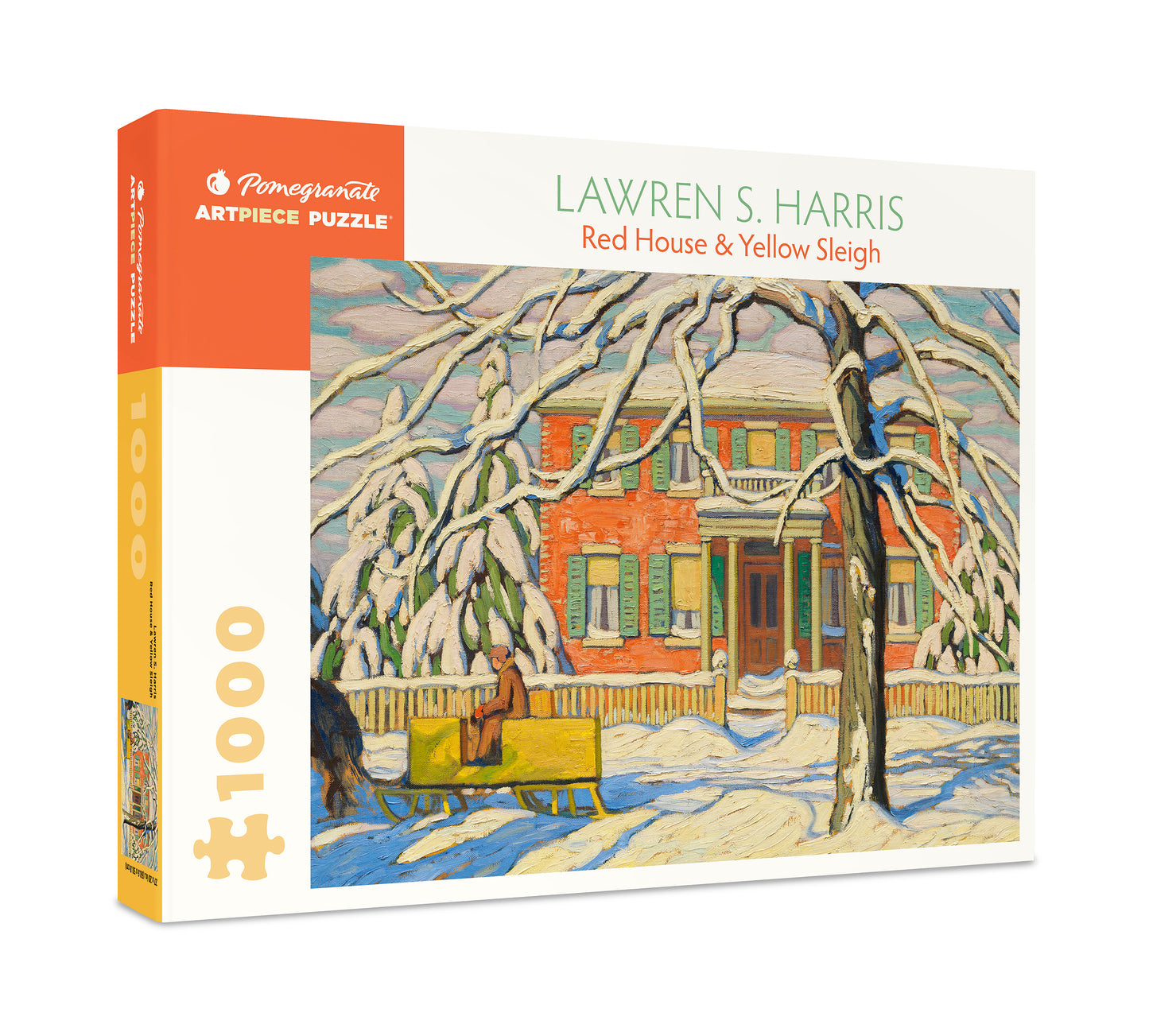 Lawren S. Harris Red House and Yellow Sleigh 1000-Piece Jigsaw Puzzle