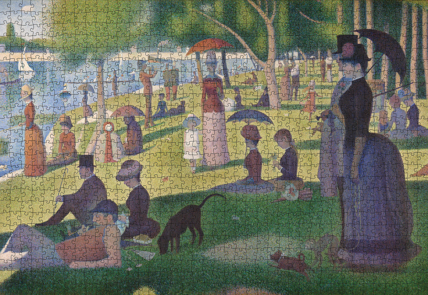 Georges Seurat A Sunday on La Grande Jatte 1000-Piece Jigsaw Puzzle