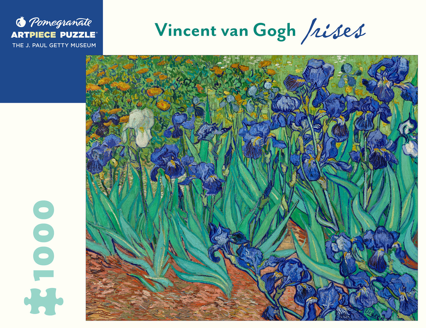 Vincent Van Gogh Irises 1000-Piece Jigsaw Puzzle