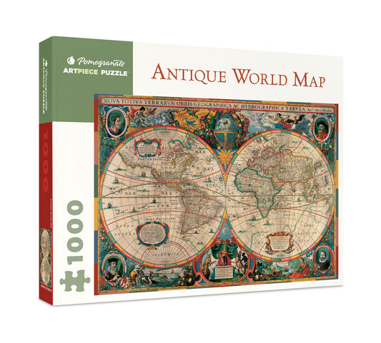 Antique World Map 1000-Piece Jigsaw Puzzle
