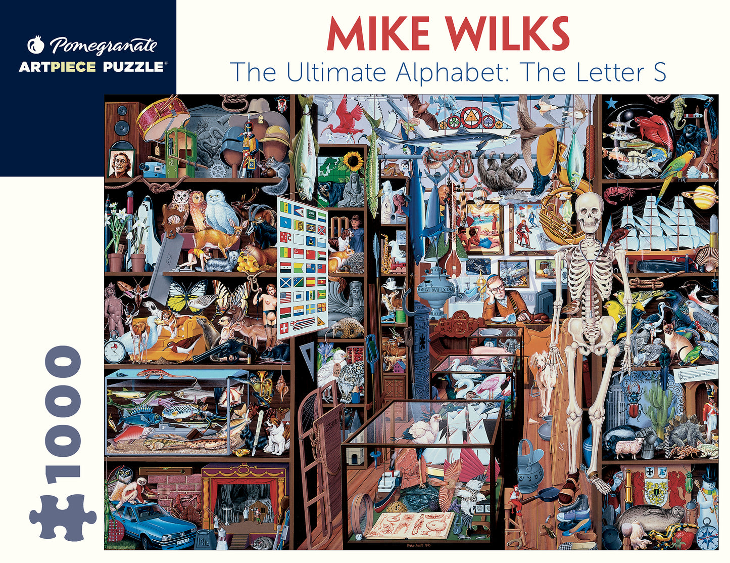 Mike Wilks The Ultimate Alphabet The Letter S 1000-Piece Jigsaw Puzzle
