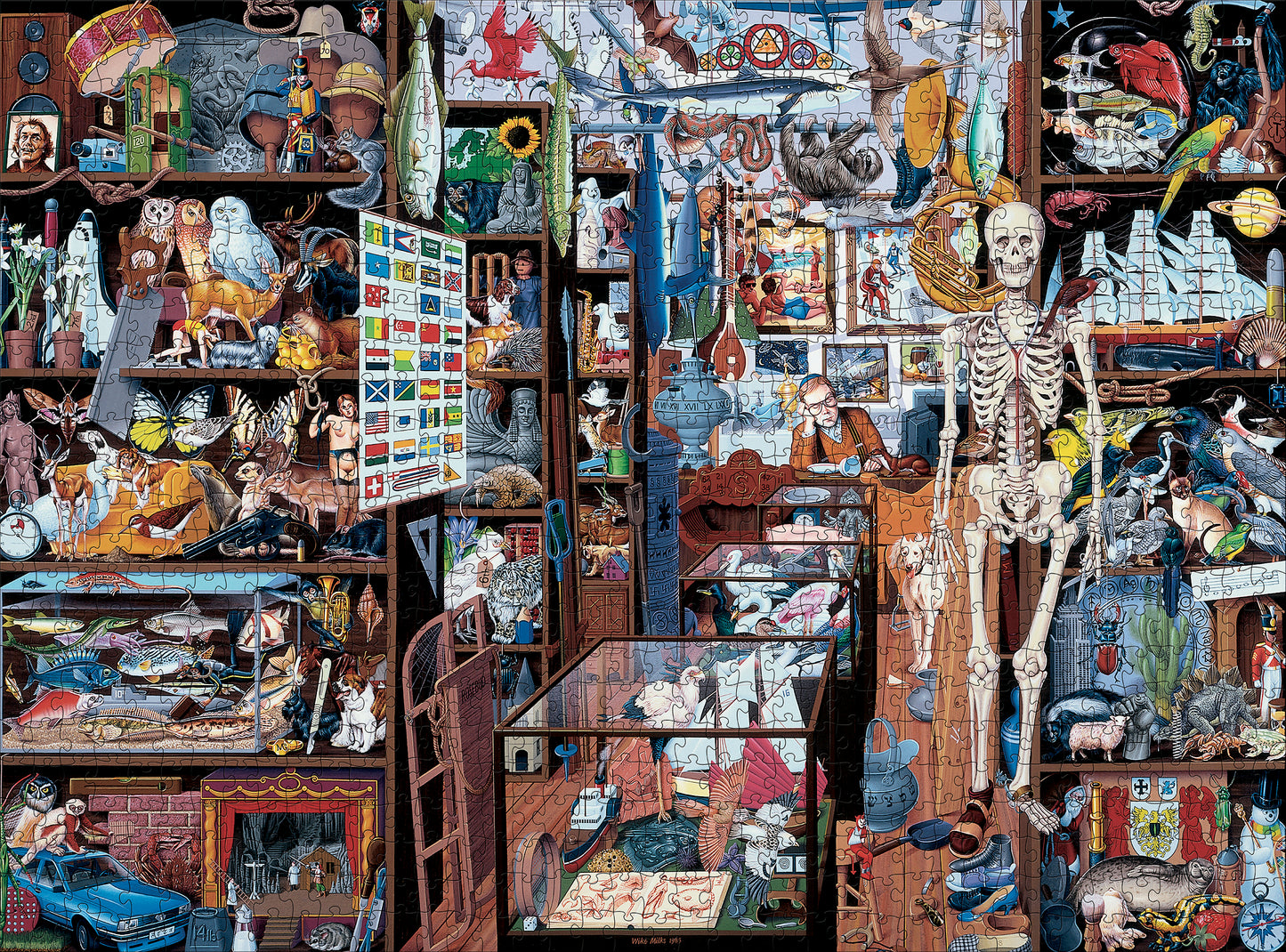 Mike Wilks The Ultimate Alphabet The Letter S 1000-Piece Jigsaw Puzzle