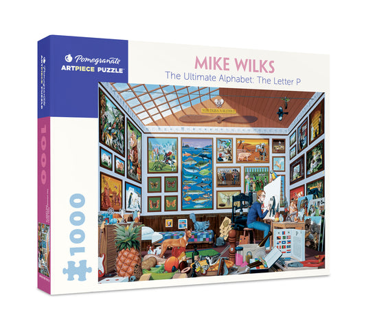 Mike Wilks The Ultimate Alphabet The Letter P 1000-Piece Jigsaw Puzzle
