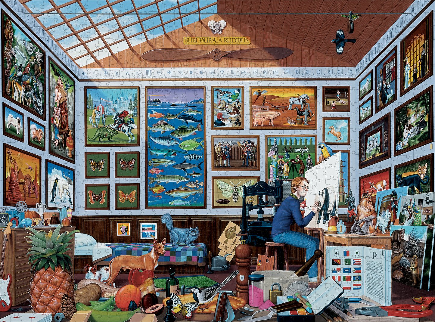 Mike Wilks The Ultimate Alphabet The Letter P 1000-Piece Jigsaw Puzzle