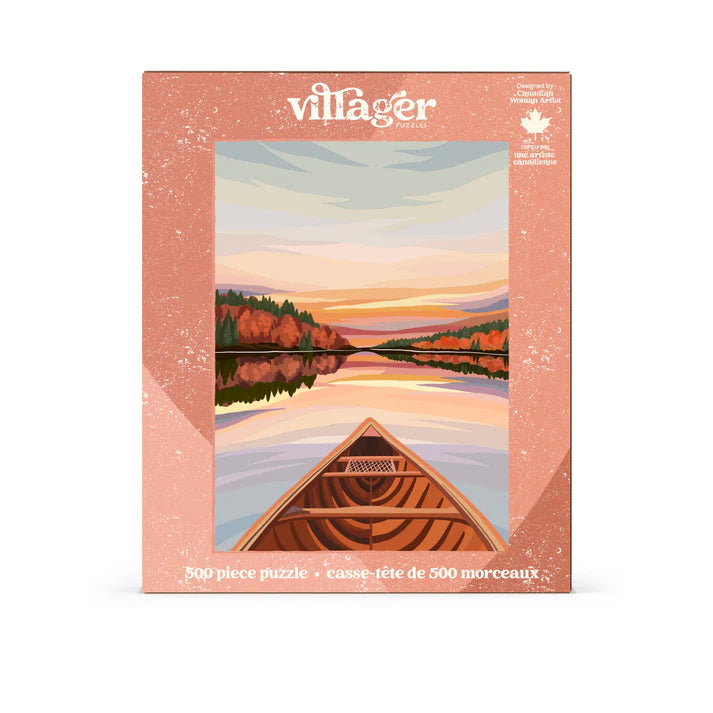 Canoeing at Dawn 500-Piece Puzzle