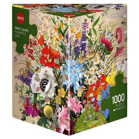 Flower's Life, Marino Degano, 1000 Pieces Puzzle