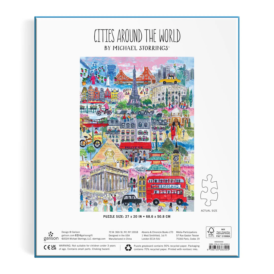 Michael Storrings Cities Around the World 1000 Piece Puzzle