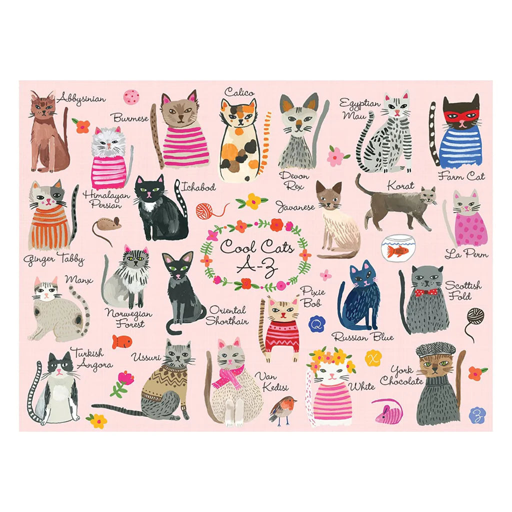 Cool Cats A-Z 1000 Piece Puzzle