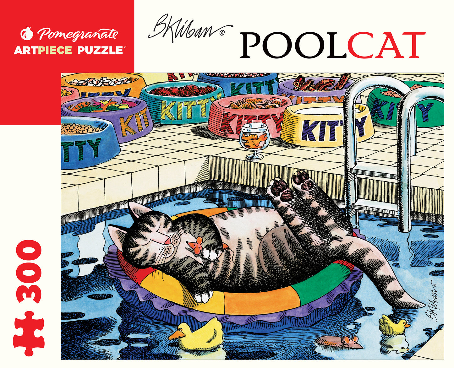 B. Kliban PoolCat 300-Piece Jigsaw Puzzle