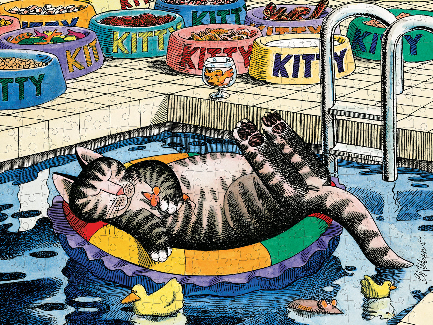 B. Kliban PoolCat 300-Piece Jigsaw Puzzle