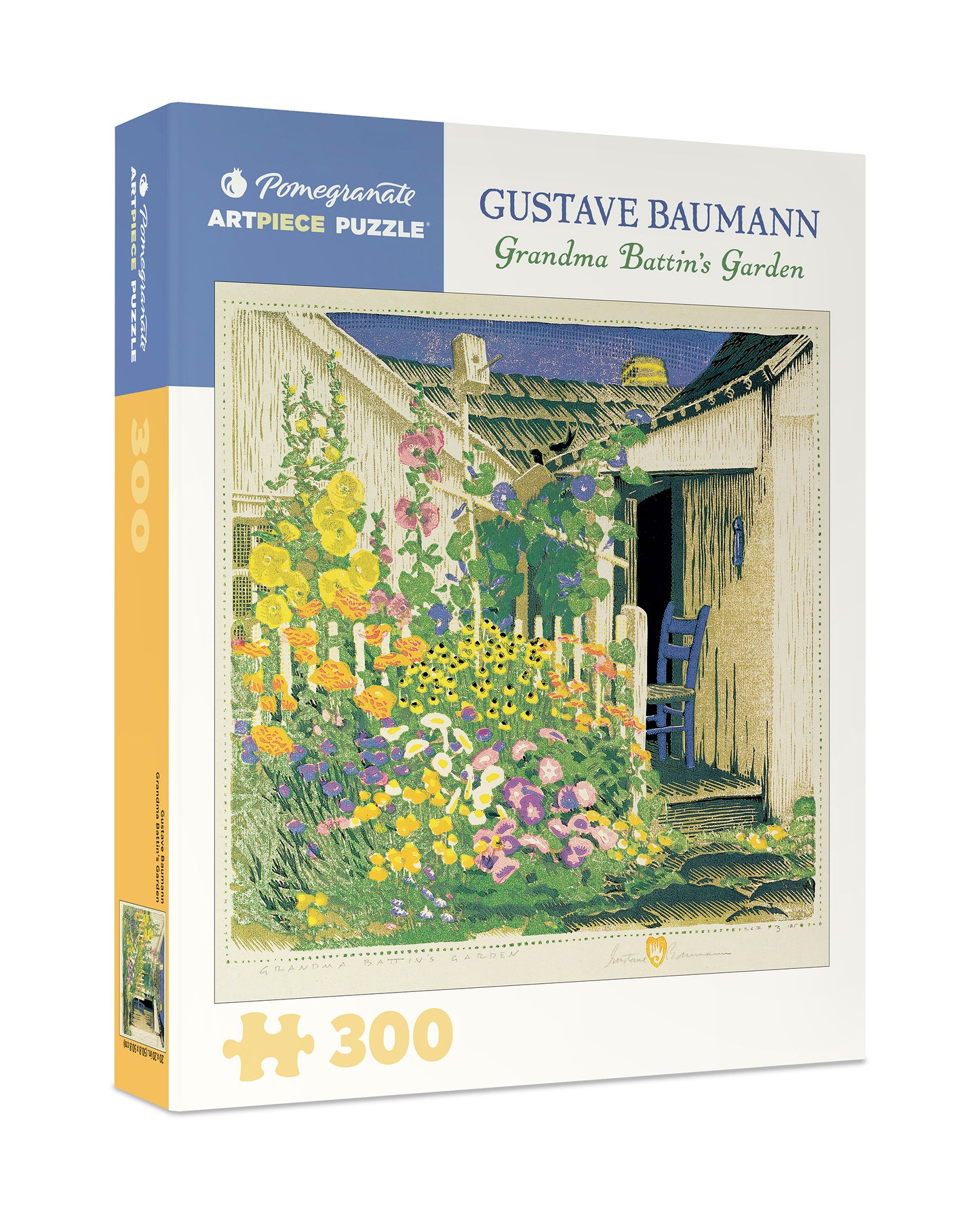 Gustave Baumann Grandma Battin's Garden 300-Piece Jigsaw Puzzle