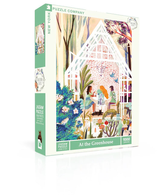 At the Greenhouse 1000 Piece Jigsaw Puzzle (Damaged Box)