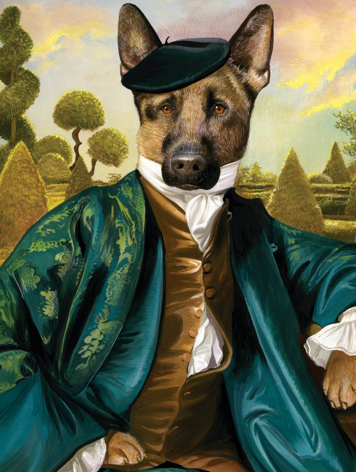 Distinguished Dog 1000 Piece Jigsaw Puzzle