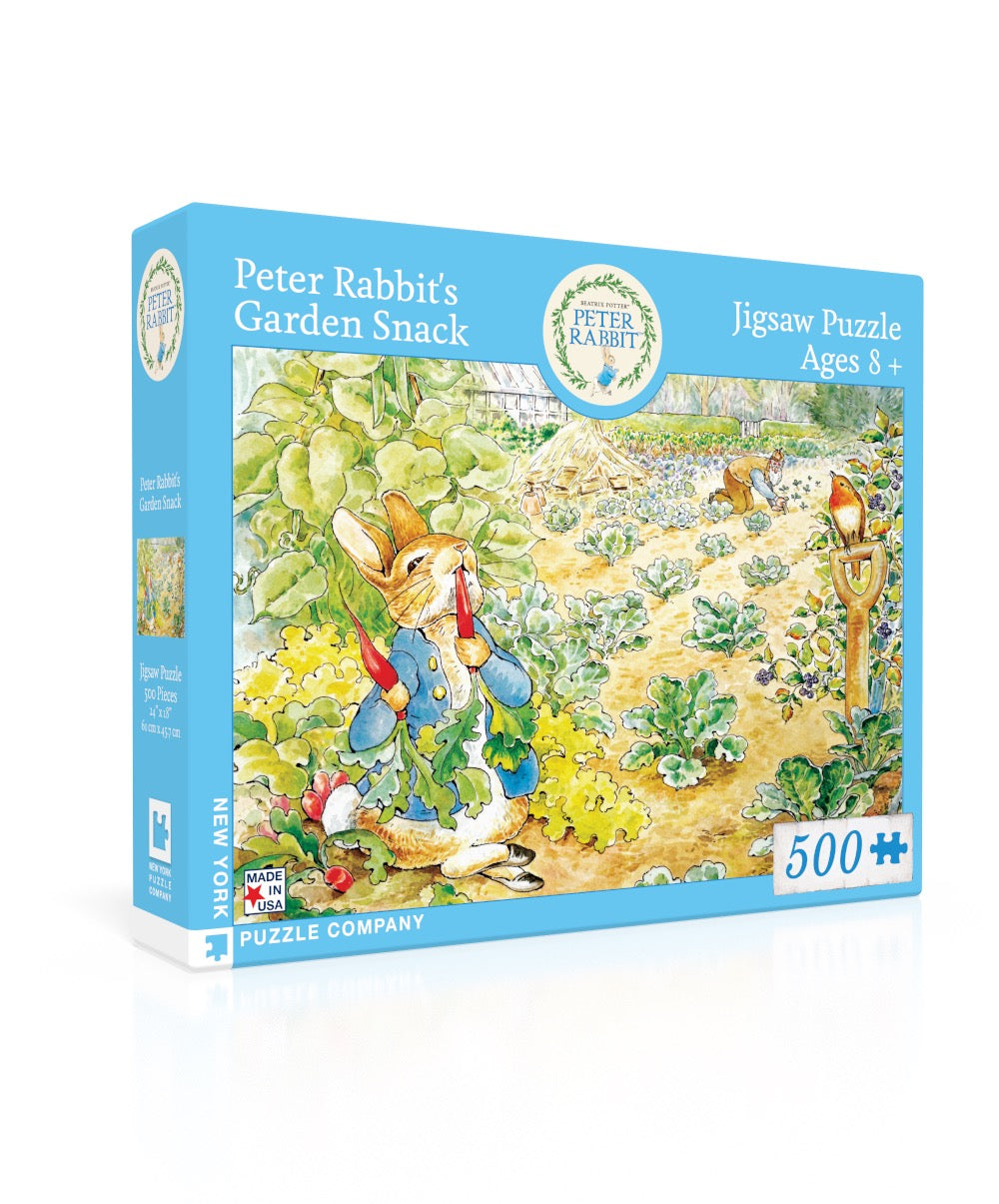 Peter Rabbit's Garden Snack 500 Piece Jigsaw Puzzle